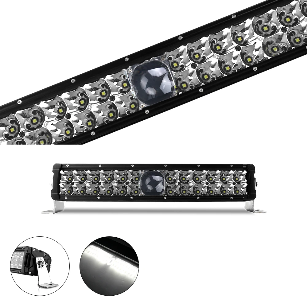 Оптовая продажа, 22 дюйма, 3 ряда, 126 Вт, водонепроницаемый точечный светодиодный лазерный светильник, супер Рабочий СВЕТОДИОДНЫЙ светильник, светодиодные панели для внедорожников