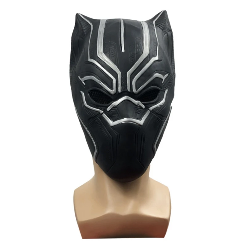 Wholesale Adult Size Halloween Cosplay Party mask movie Character black panther mask halloween horror party atmosphere mask