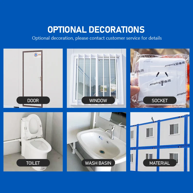 20 Ft Foldable China Factory Made Flat Pack Container Office Housing Customized Container Houses Flat Pack