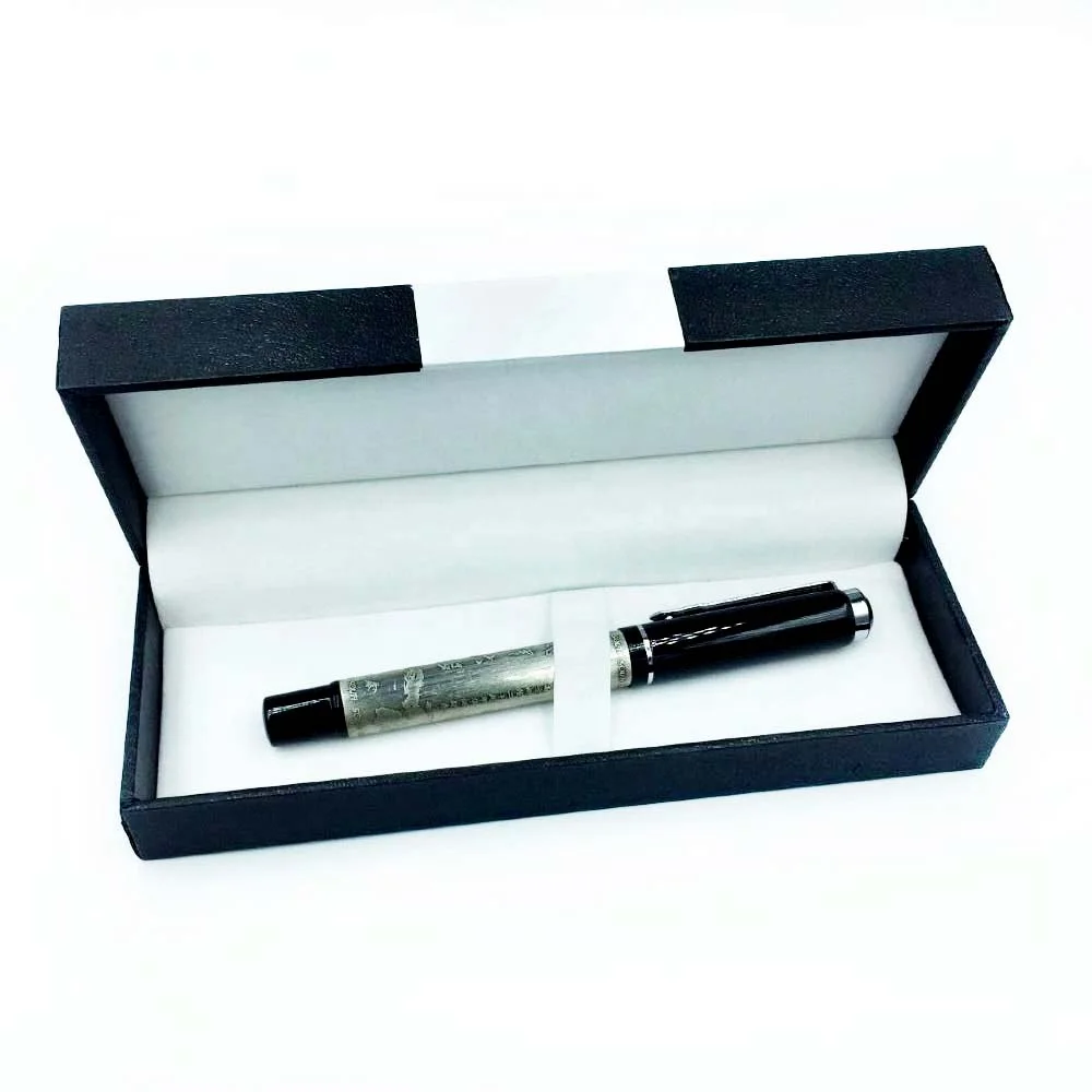 Promotional gift  packing pen LEATHER BOX Luxury magnetic box Empty gift box wholesale