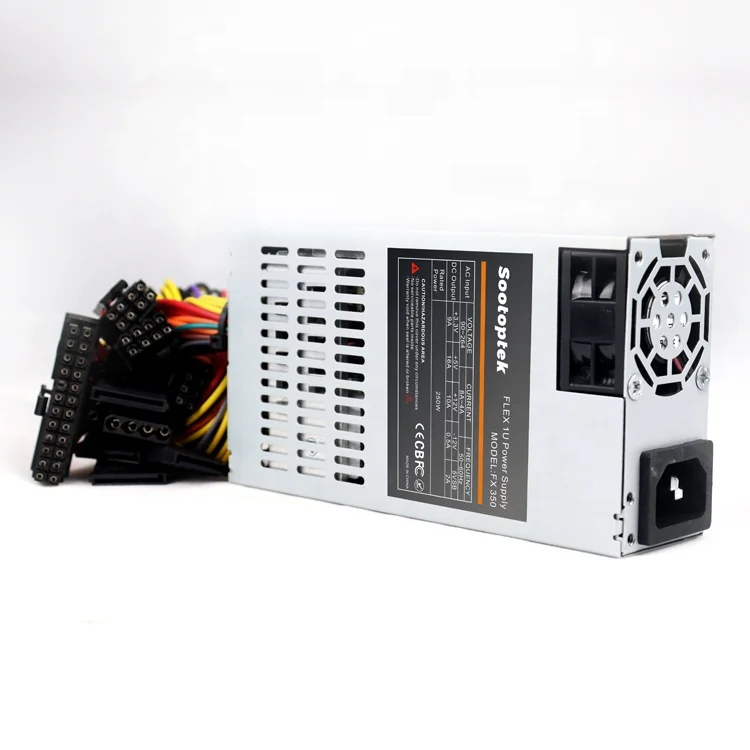 factory price 200w Flex 1u ATX mini switching pc power supply  with 4cm cooling fan fuente de poder pc