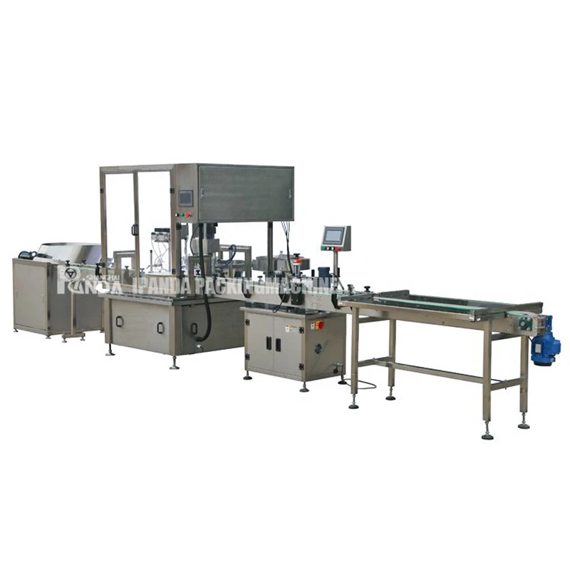 Easy Cleaning Automatic Spray Perfume Essential Oil Peristaltic Pump Vial Dropper Bottle Filling Machine Line