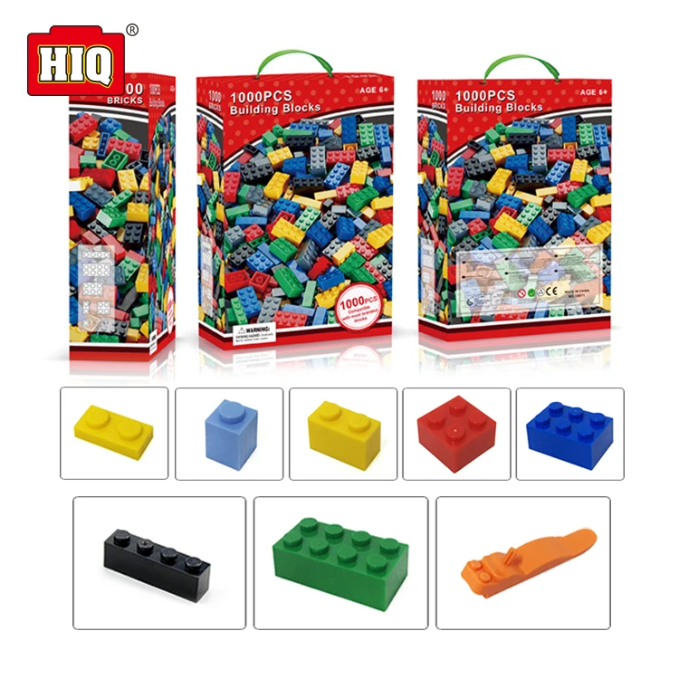 Hot Selling diy ABS plastic toys building blocks 1000pcs