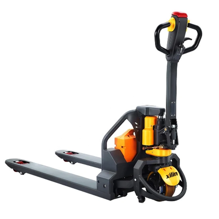 
Xilin 3300lb Full Lithium Power Hydraulic Self-propelled Electric Pallet Jack Truck With Multi Control Handle And Plug-in Batter 