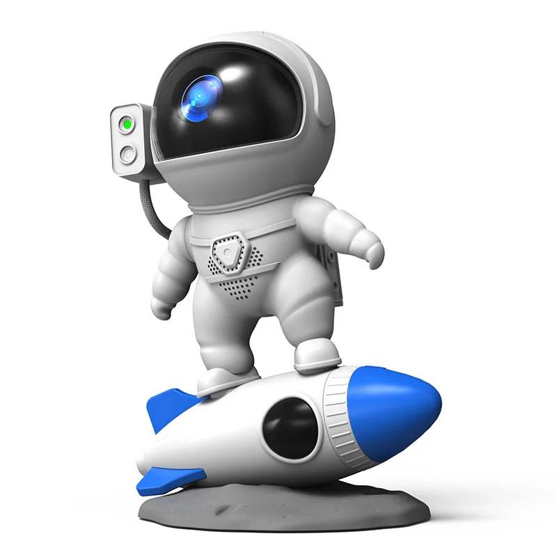 Creative Music Desk Lamp Rocket Astronaut  Starry Projector Lights Bluetooth controls RGB ambient night light
