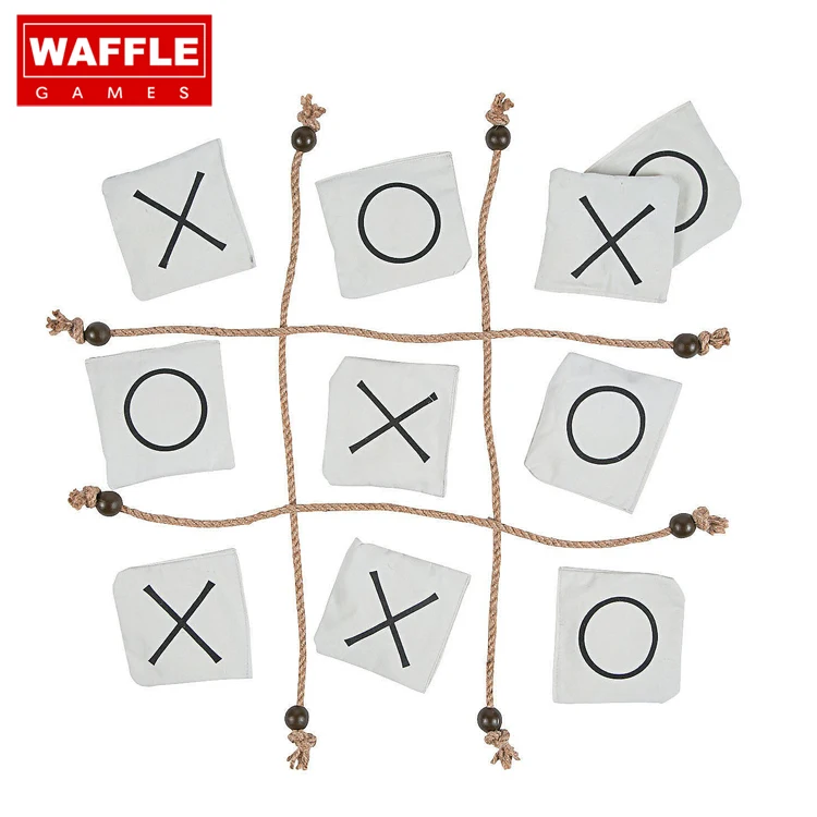 
WAFFLE GAMES Premium 2ft 3ft 4ft & 5ft Play Grid Backyard Game Jumbo Tic Tac Toe 