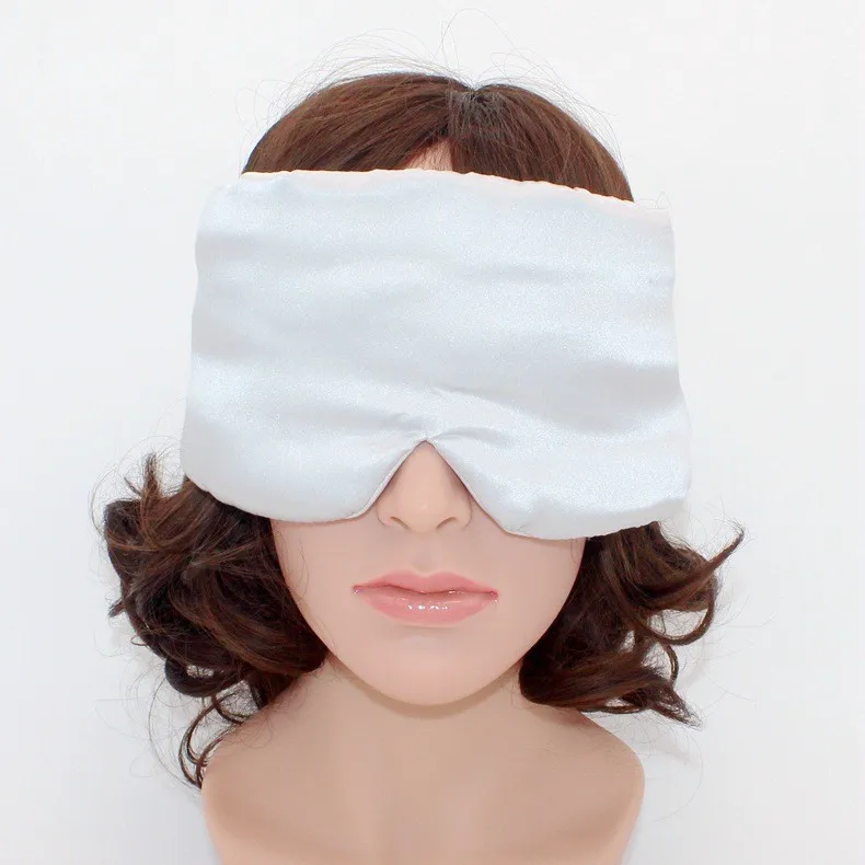 Hot Selling 100% Pure Silk Eyemask Custom Logo Mulberry Silk Eye Mask With Sleeping
