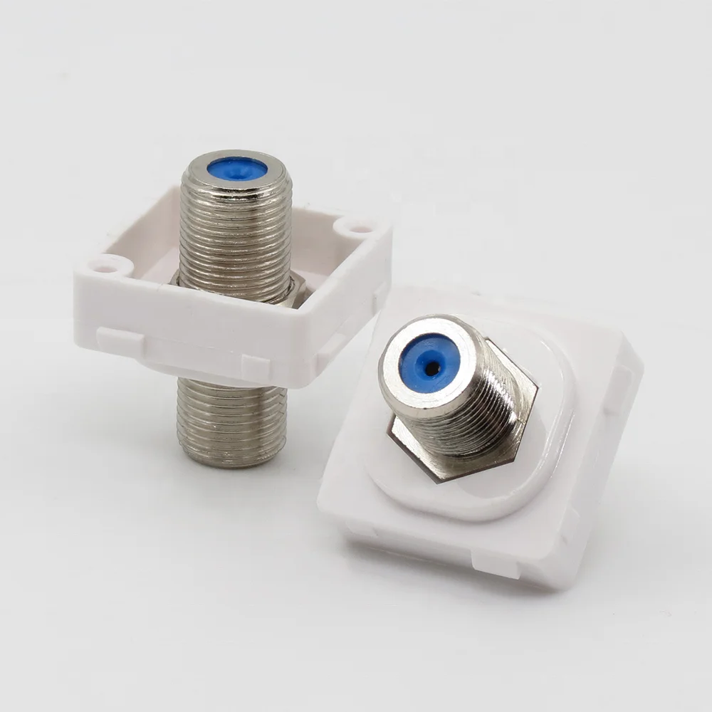 F type coaxial connector for tv antenna audio jack