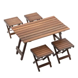 Changzu Picnic Portable Folding Camping Table Chair Outdoor Table And Chair Set Outdoor Furniture