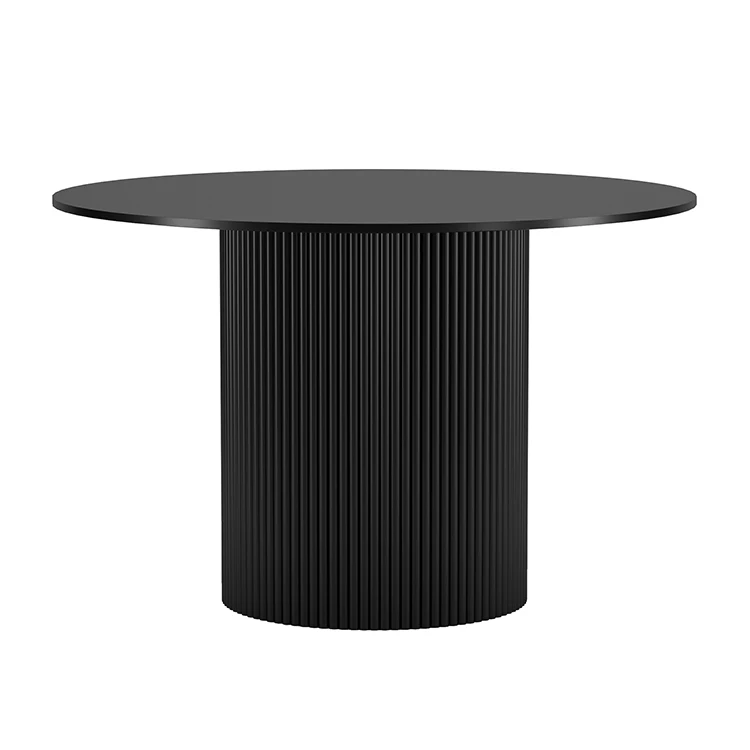 Оптовая продажа популярная современная роскошная дизайнерская деревянная мебель для ресторана круглый обеденный стол в