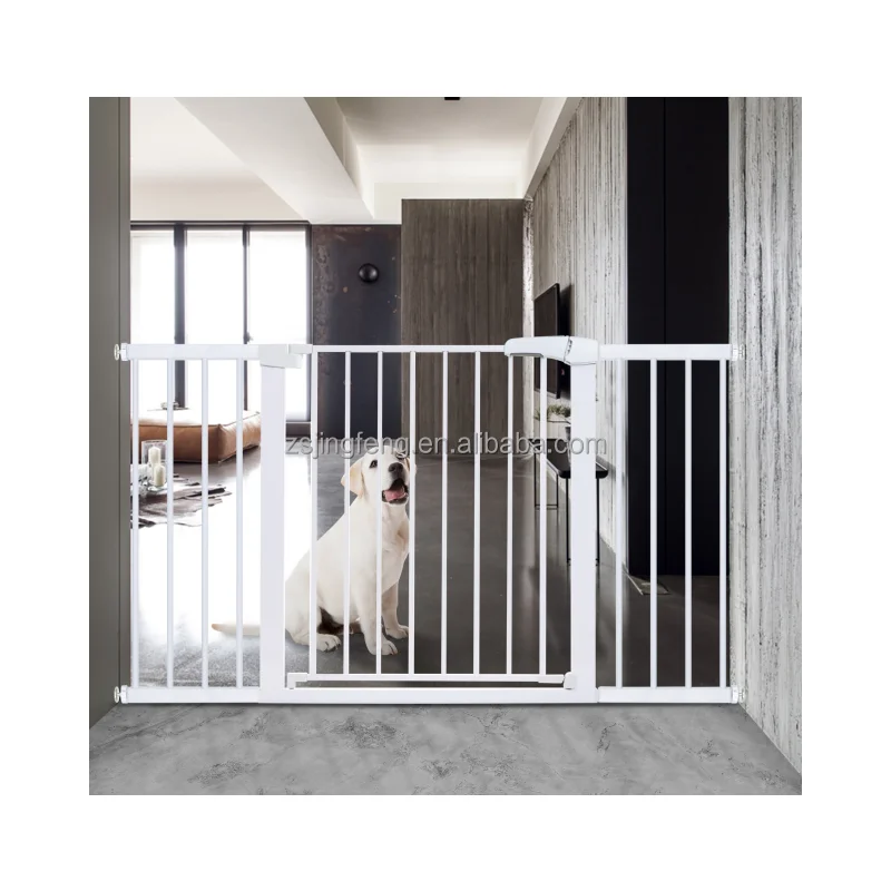 Popular Baby Safety Barrier Kid Fence Main Iron Baby Gate Design Automatic Safety Gate Security Gate For Children