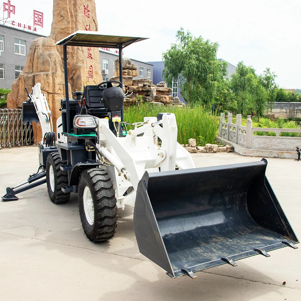 Epa mini tractor with backhoe and front end loader china 4x4 backhoe loader excav
