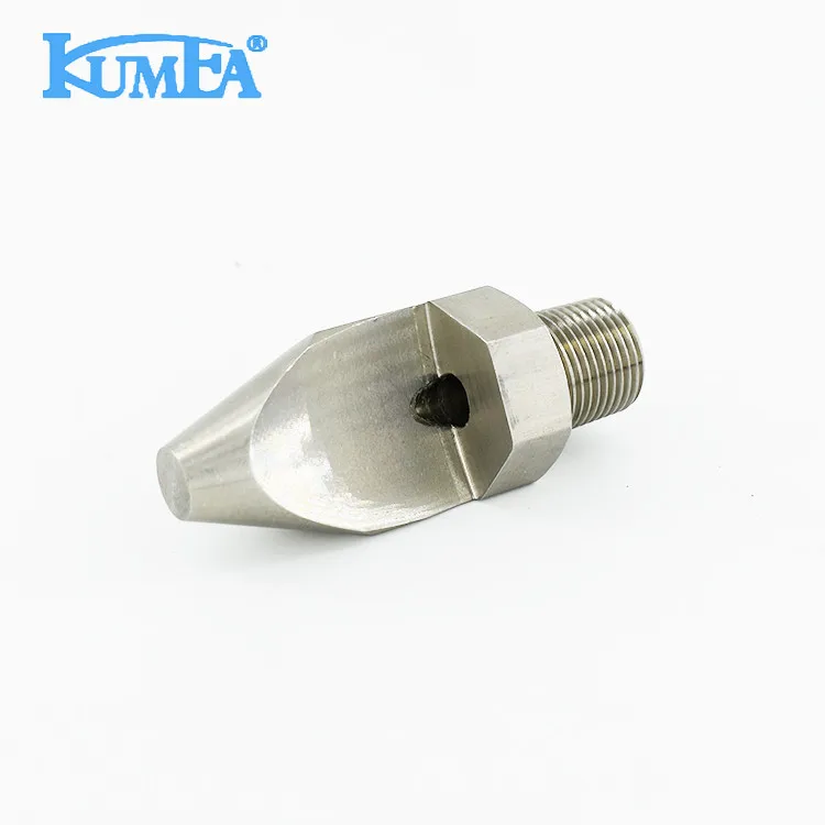 KUMEA Large size Stainless steel Water Washing Narrow Angle Spoon Deflector Jet Flat Fan Spray Nozzle
