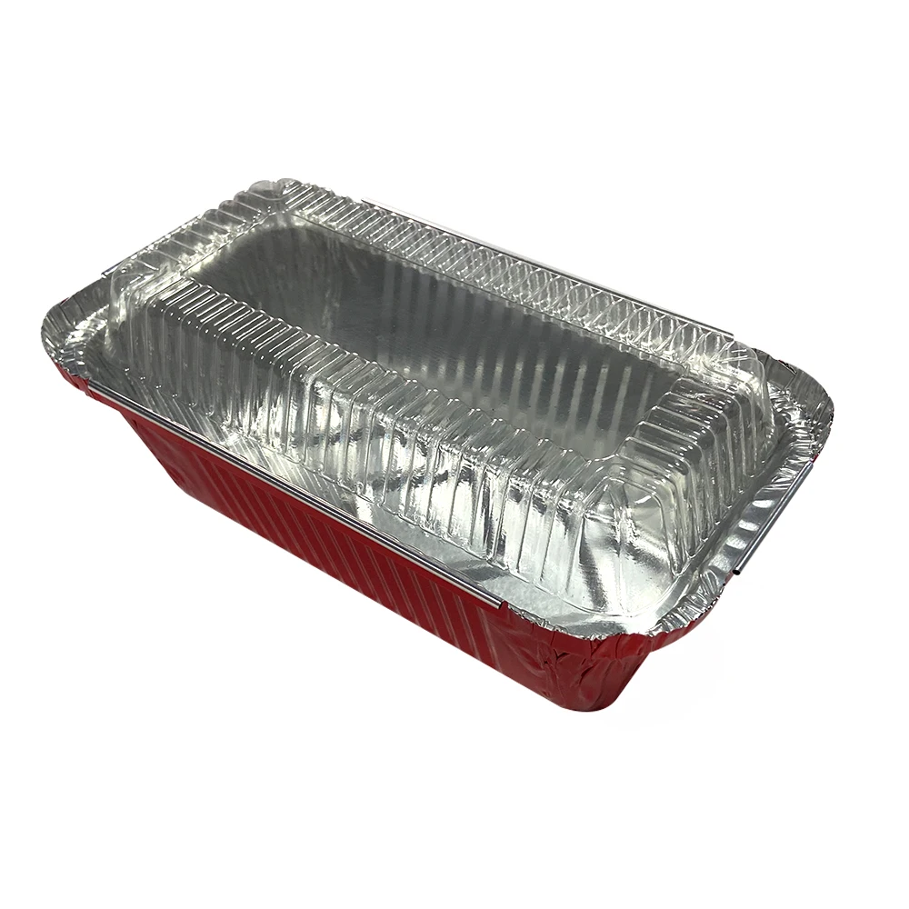 Hot selling multifunctional thermal insulation aluminum foil container aluminum foil takeaway food packages sizes container