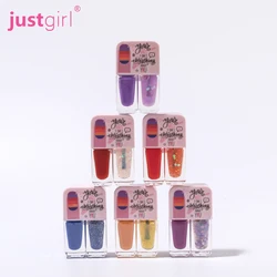 Nails Partner 2 Colors Water Based Glitter Shiny Kids Non Toxic Washable Peel Off Private Label Nail Polish for Tween Girls