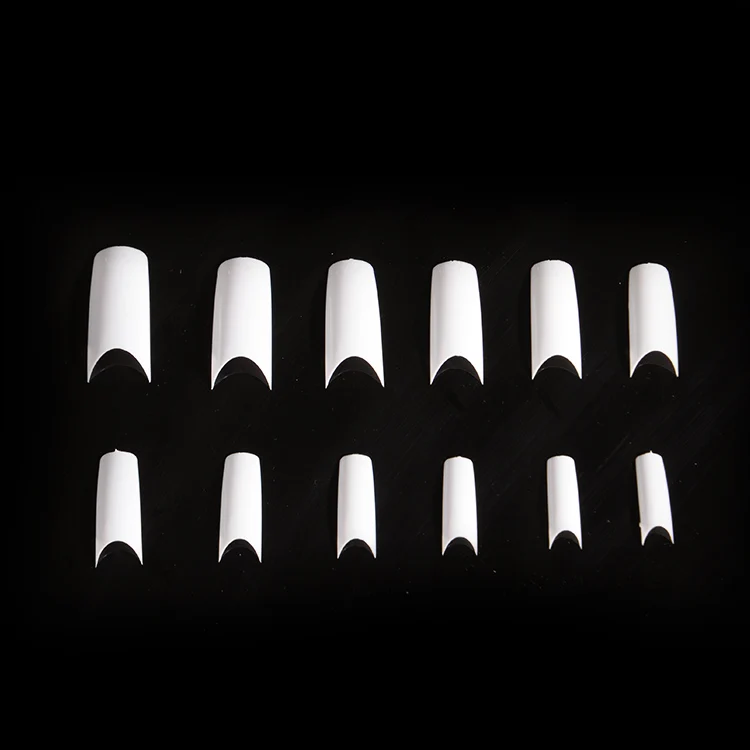 Hot new products French C cover white Fingernail matte style tips with factory prices nail clipper