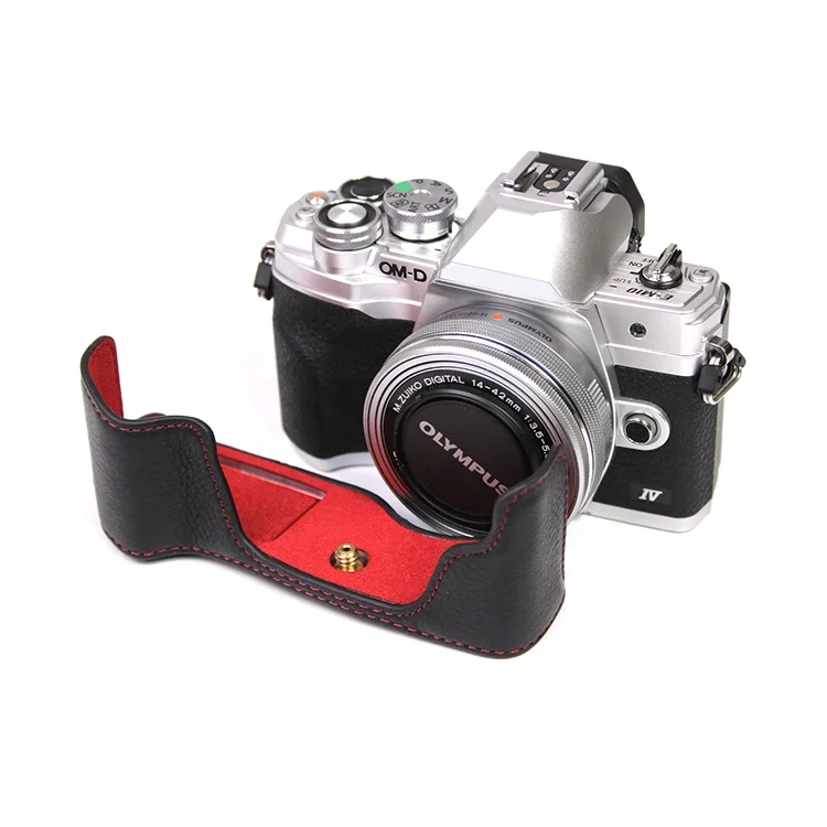  Подходит для Olympus E-m10 Mark Iv кожаная сумка камеры защитный кожаный чехол Em10 основание четвертого