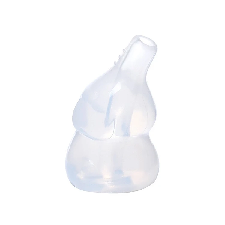 2024 new arrival bpa free soft silicone baby nasal aspirator manual flushing type syringe baby nasal aspirator