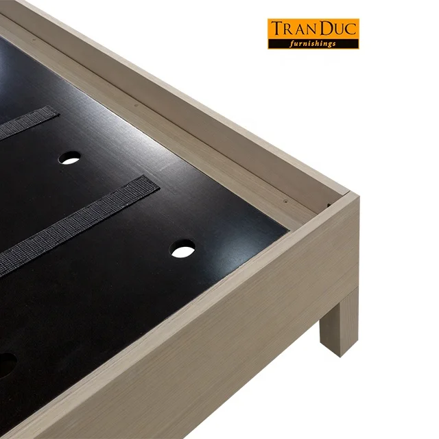 
King headboard and bed base with drawers for hotel furniture 5 star 