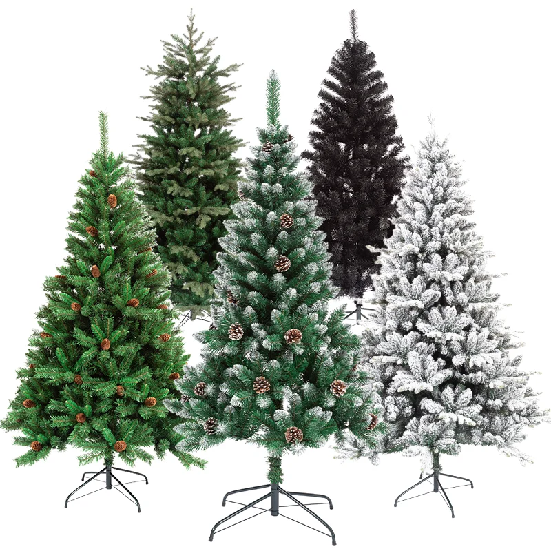 High Quality China Manufacturer Wholesale White Xmas Tree 6FT Christmas Tree PVC Artificial Christmas Tree