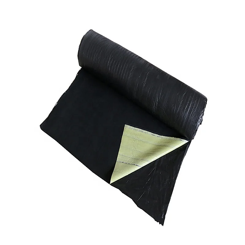 1mm 1.2mm 1.5mm 2mm Thickness Self adhesive epdm rubber sheet with fabric backing for Roofing