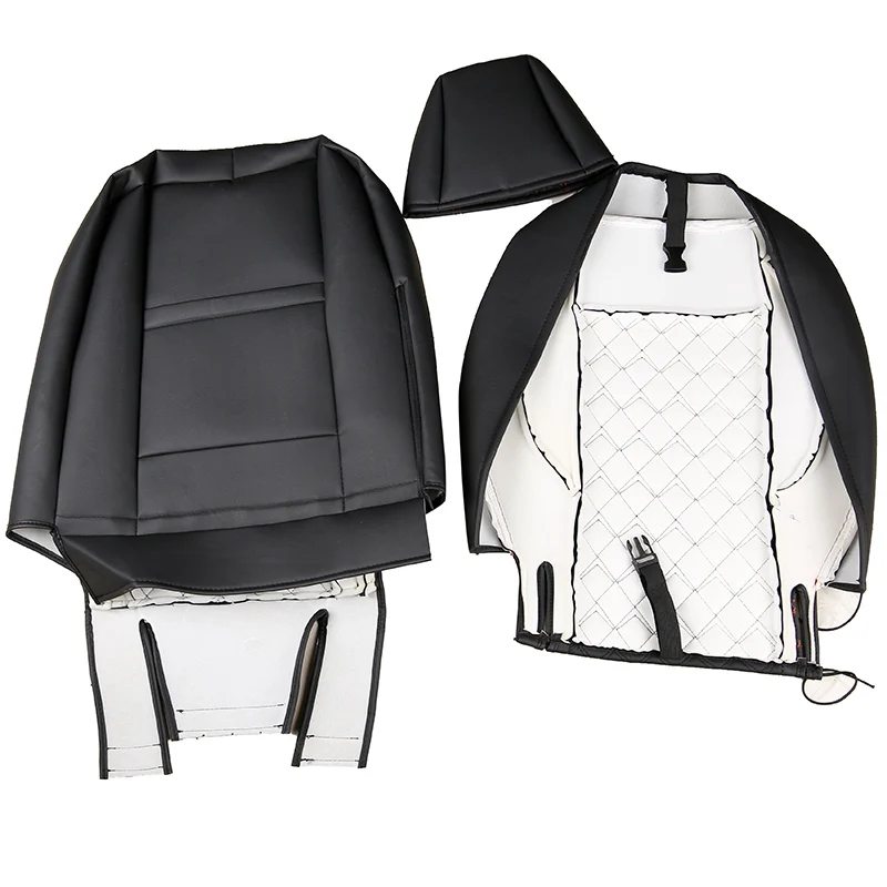 Car Accessories Luxury Breathable Four Season Universal Car Seat Cushion Full Set Leather Car Seat Cover