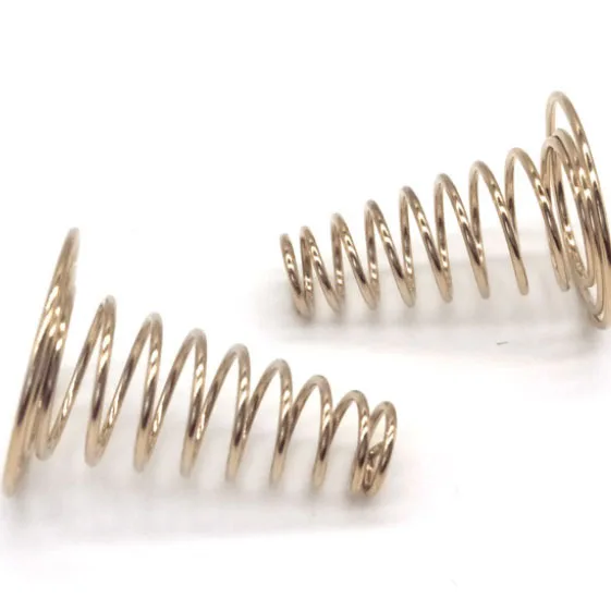 Custom touch spring SS304 OEM Stainless steel button spring and conical tower spring