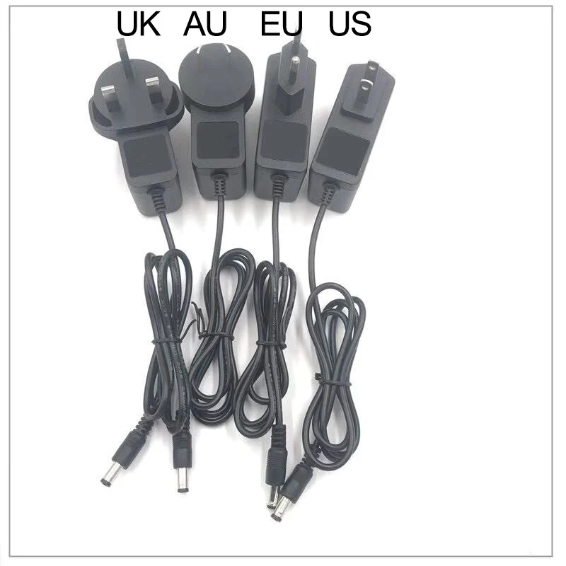 Power adapter DC12V 1A 2A 3A 12W 24W 36W  for led strip US EU AU UK Plug to match SMD flexible rope light Transformer