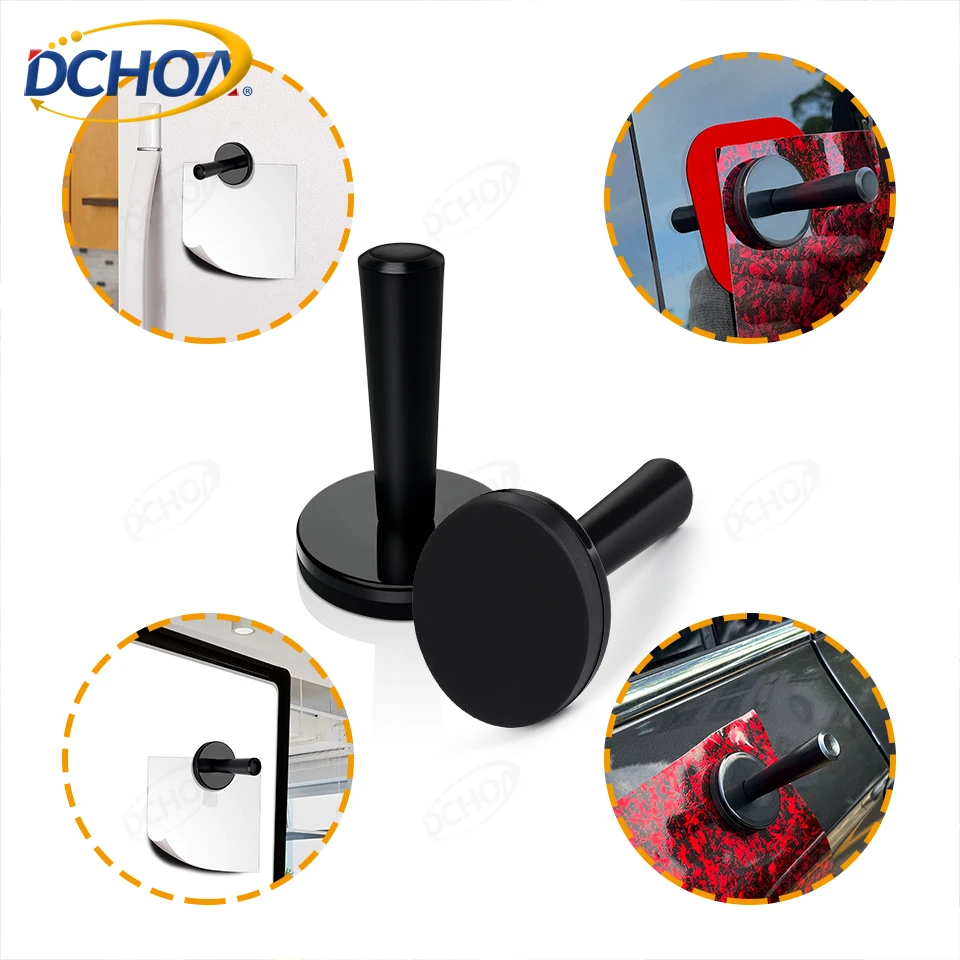 DCHOA  Black Vehicle Wrap Magnets Holder Film Fix Tool Car Vinyl Wrap