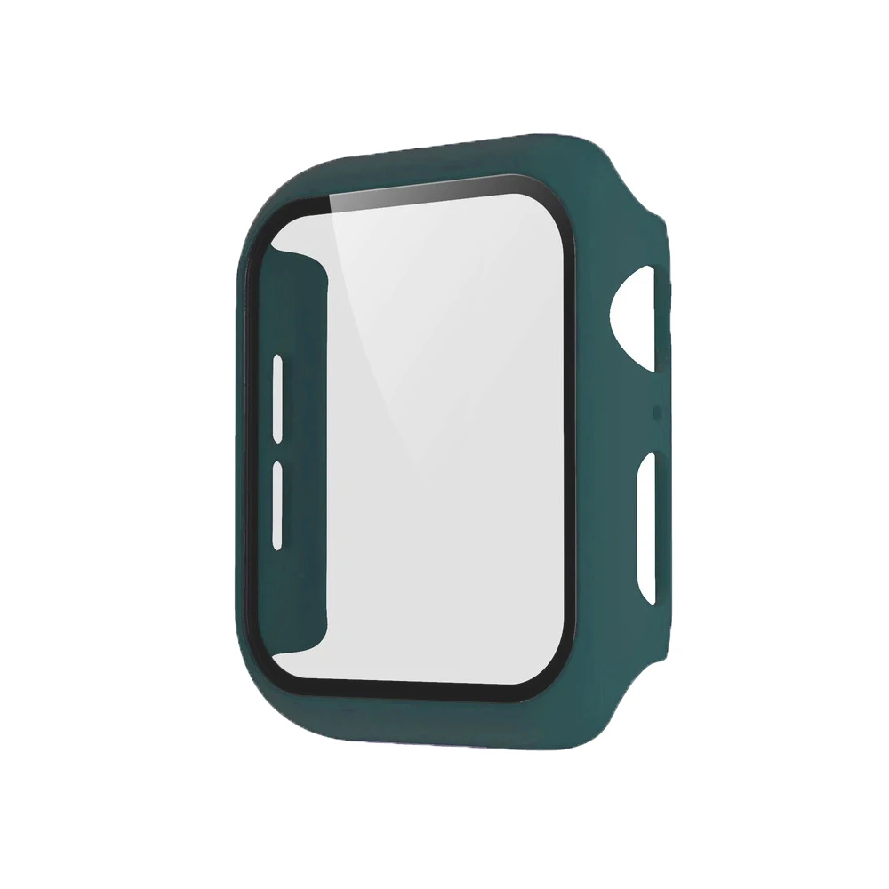 Защитный чехол из поликарбоната и стекла для Apple Watch Series SE/6/5/4/3/2/1 защитный общего назначения iWatch 38
