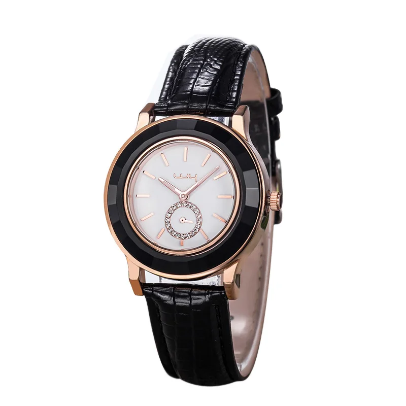 Raymons WY-023 manufacturers quality 3atm waterproof women luxury automatic leather strap quartz watch