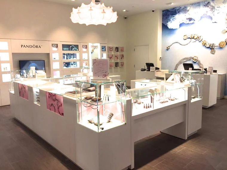 Bespoke Top sale Pandora jewellery shop design decoration for jewelry store showcase