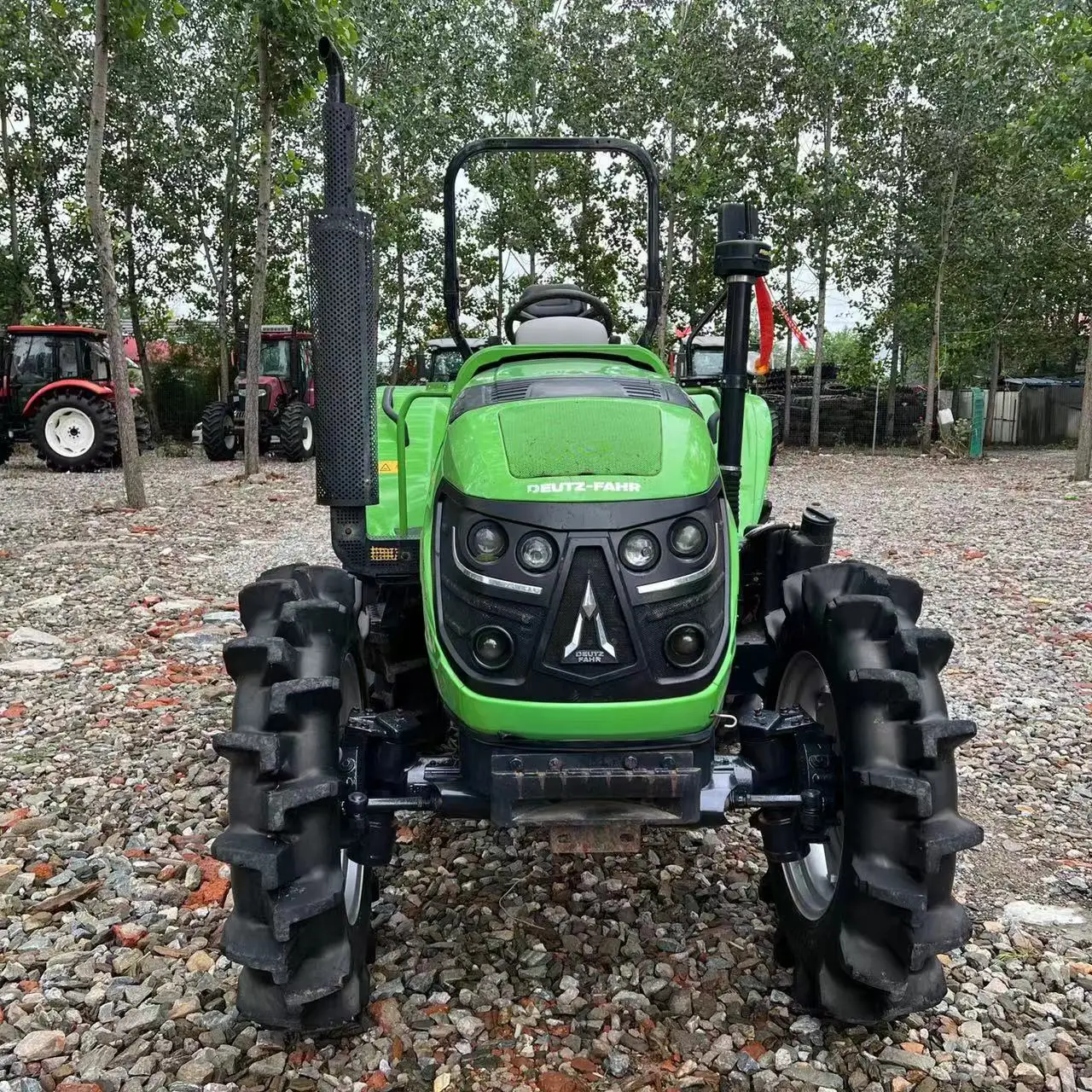 DEUTZ FAHR 80HP 4WD used cheap farm tractors