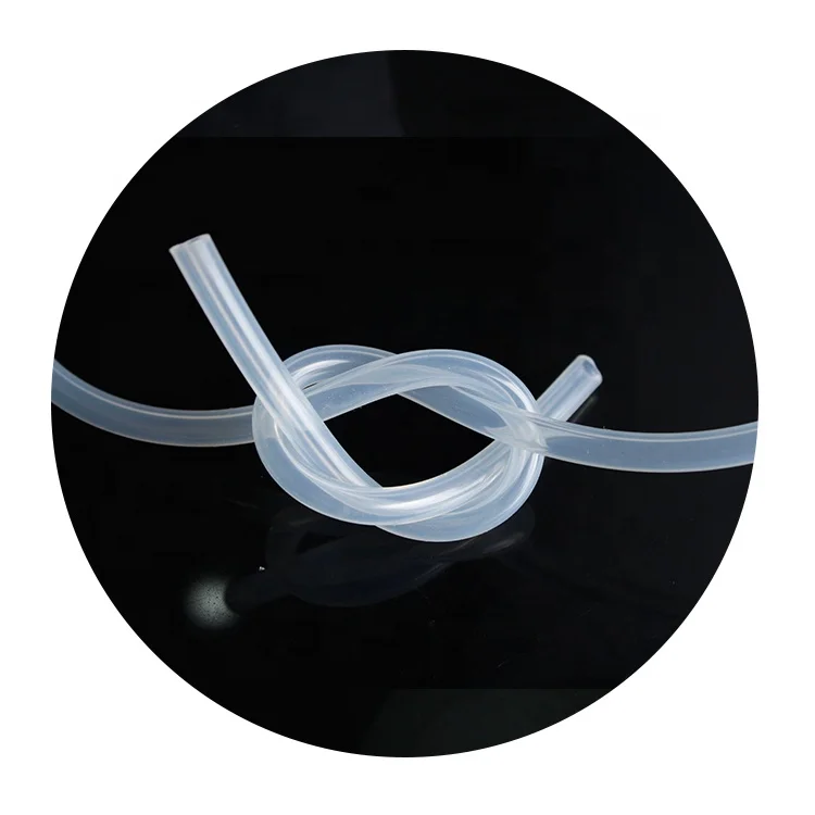 Soft orange silicone  rubber hose colored surgical heat resistant silicone tubing