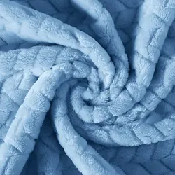 cheap factory supply custom wholesale chevron texture Jacquard Embossed polyester microfiber coral flannel fleece blanket throws