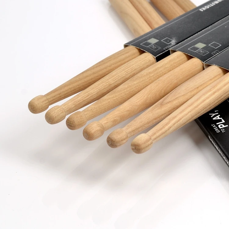 Bulk Custom Logo American Hickory Wood Drumsticks 5A