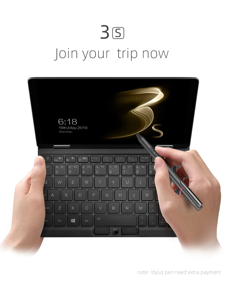 
One-netbook onemix 3s core M3-8100Y 8GB 256GB SSD 2560*1600PIX 8.4inch mini laptop 