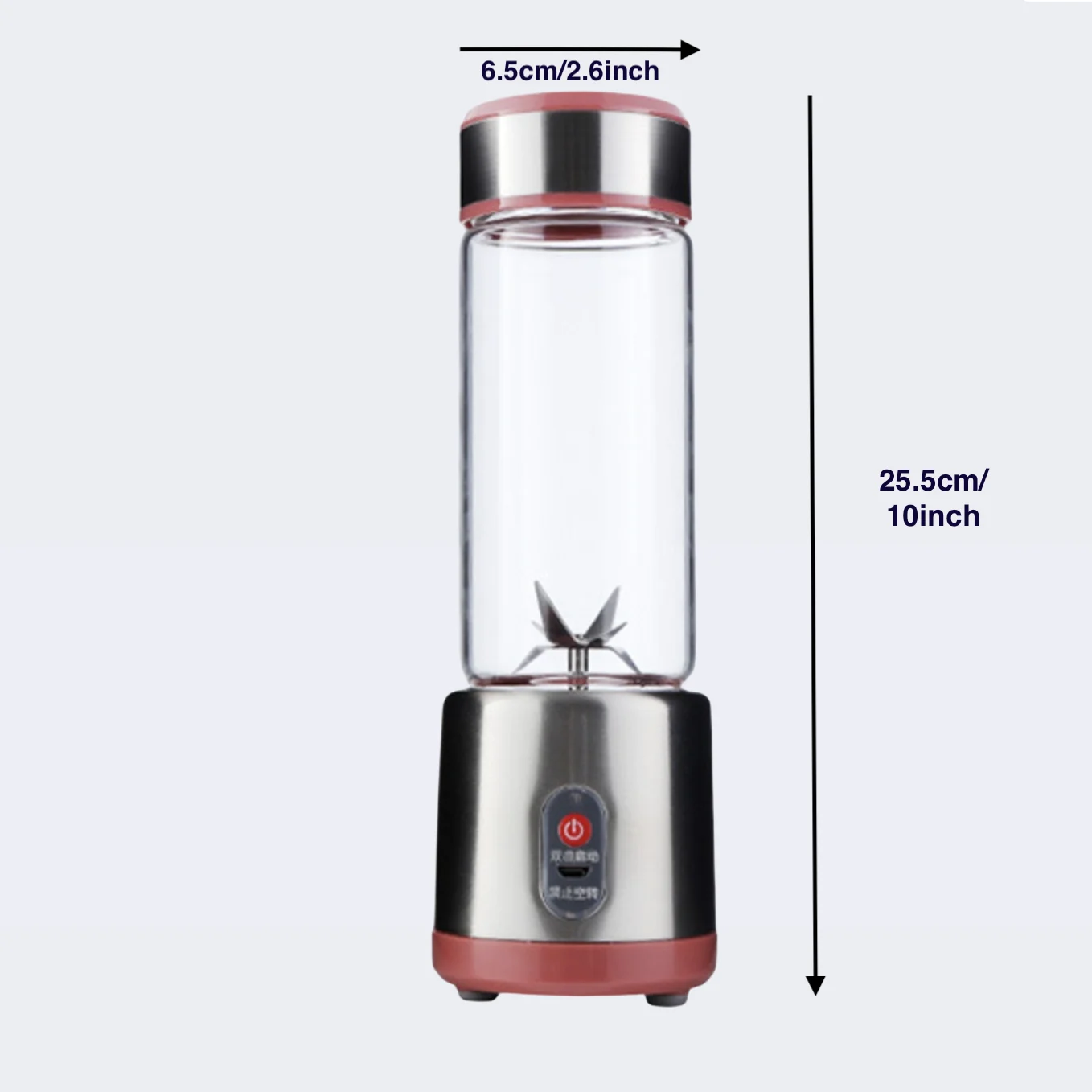 High-Performance Home Appliances Stainless Steel Blade Electric Fresh Fruit Juicer Blender Cup