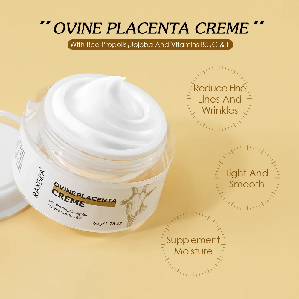 Best Sale Sheep Placenta Cream Skin Care Products Private Label Organic Sheep Placenta Extract Anti-wrinkle Cream