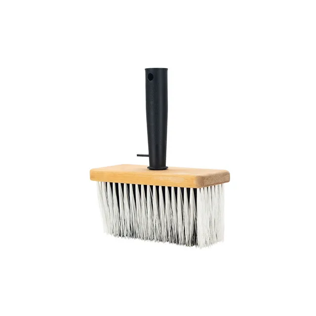 Wooden paint brush with artifical bristles and plastic handle for painting wall and ceiling high quality brush