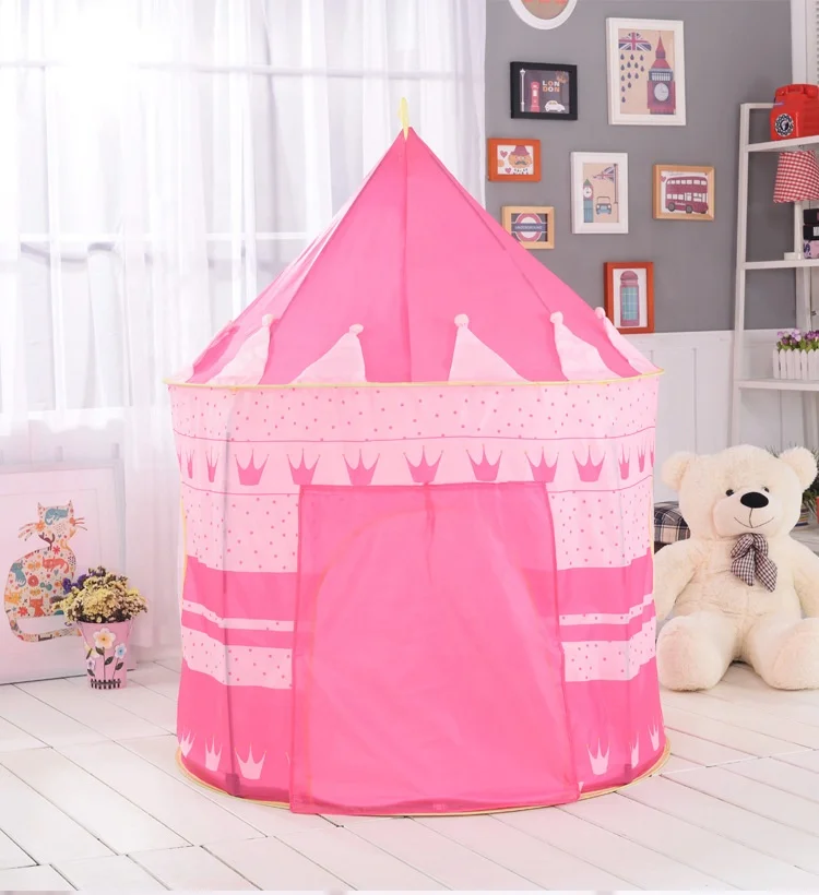 JWS-017 Wholesale indoor outdoor princess castle tent baby play house tent for kids