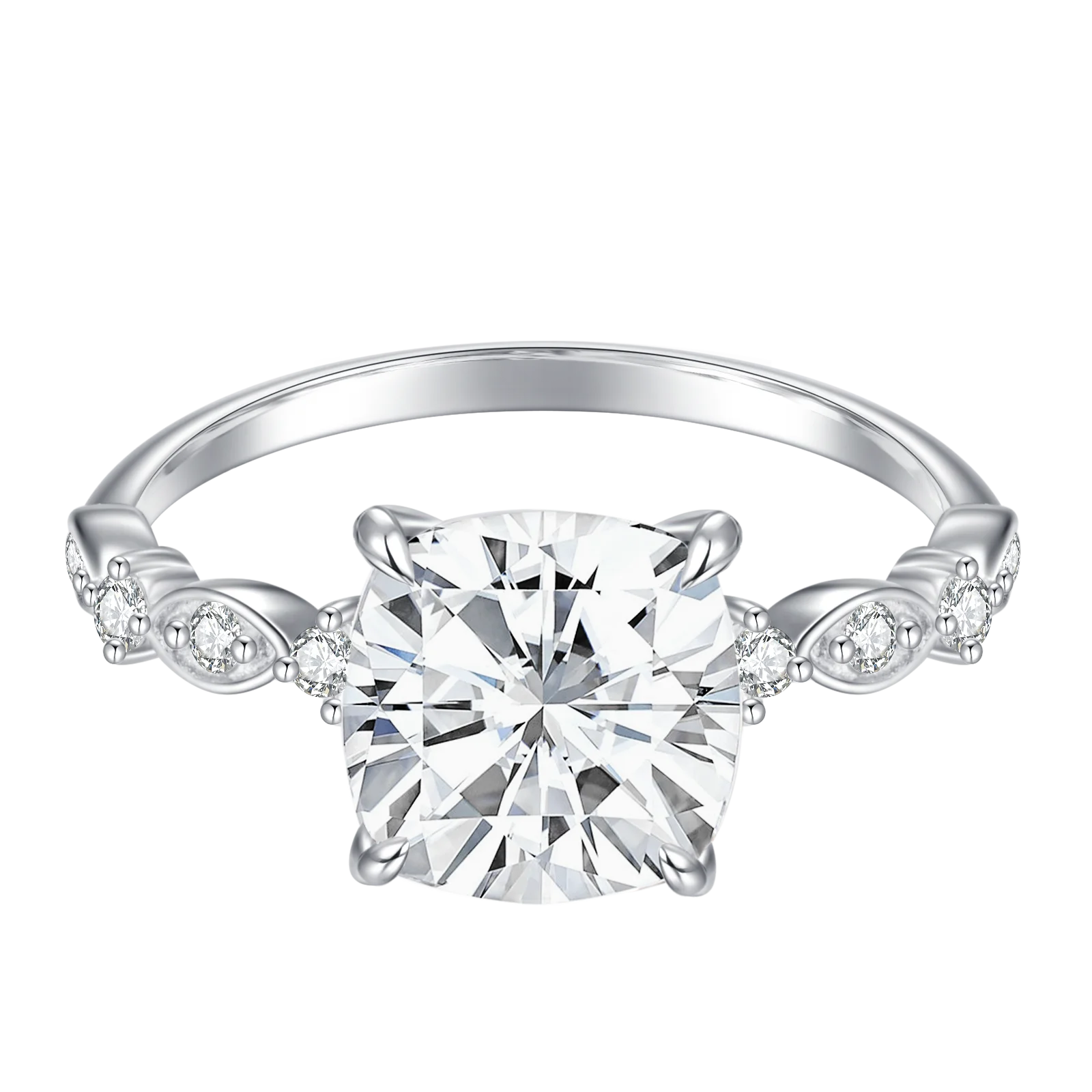 Jasen Jewelry Factory price 925 silver cubic zircon ring