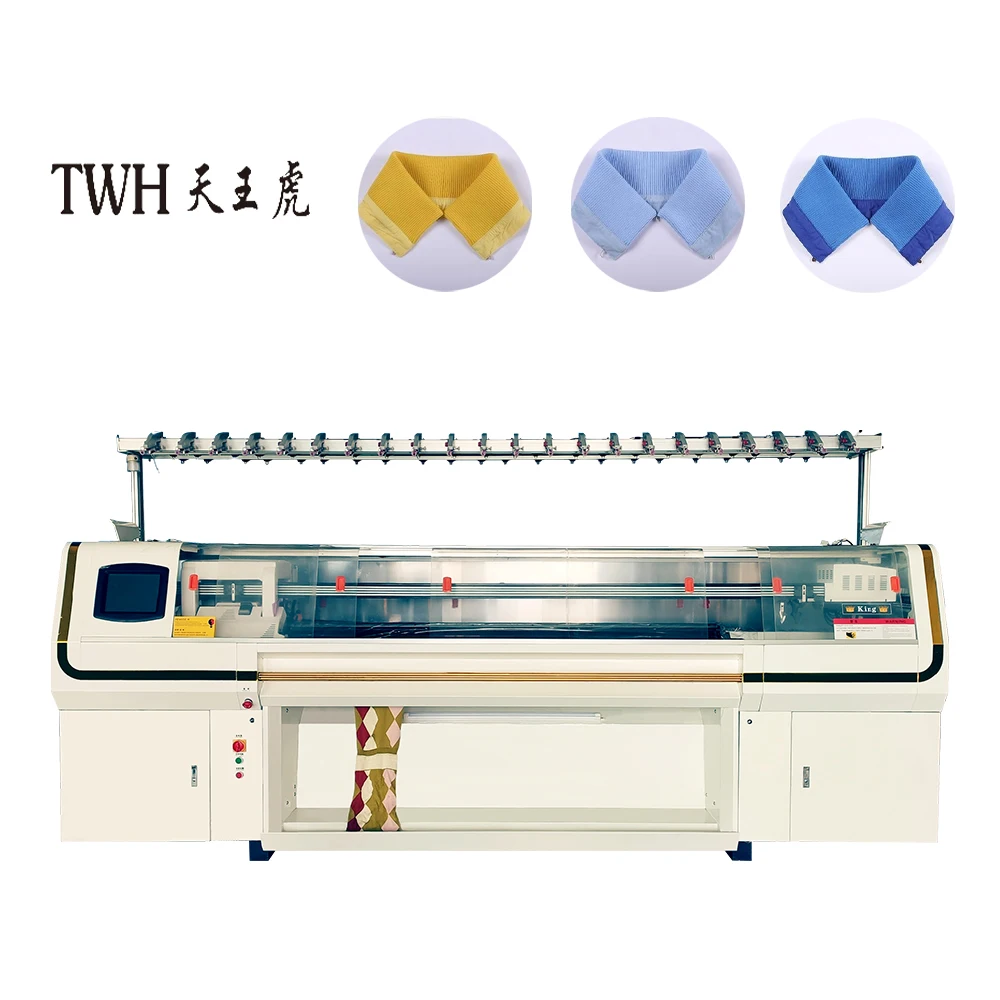 T-shit collar sweater knitting machine price cuffs rib knitting machine