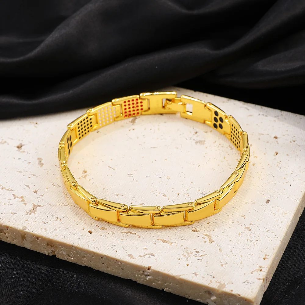 Wholesale 2023 Hot Sales 18k Gold Plated Jewelry Fashion Watch Bracelet Bangle For Women And Men