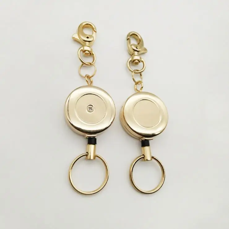 Retractable ID Badge Holder, Customized Badge Reel Holder With Metal Clip