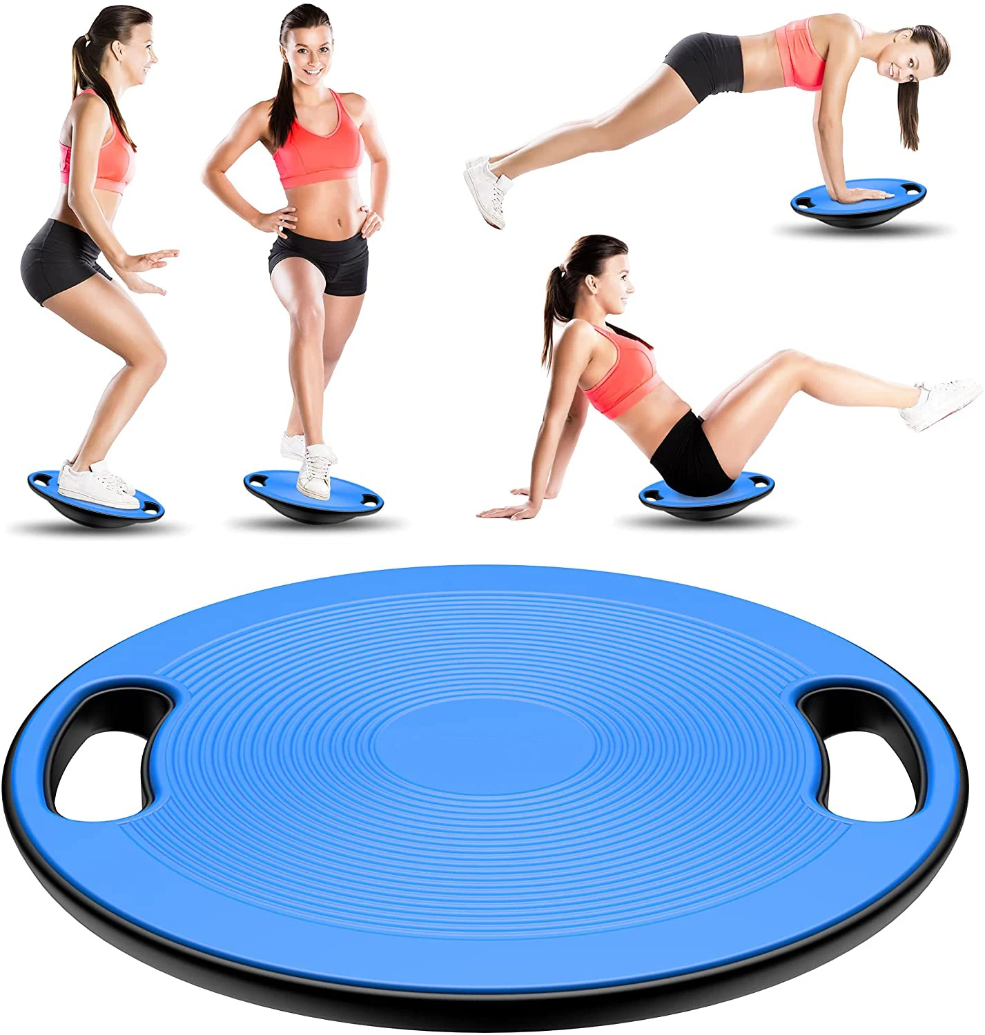 Home or Office Use Self-Balancing Hover Board with Handles Fitness Exercise Equipment