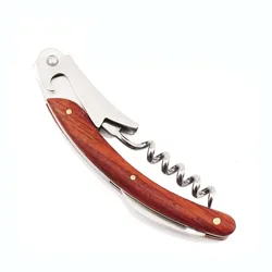 Штопор Laguiole для вина официанта с деревянной ручкой