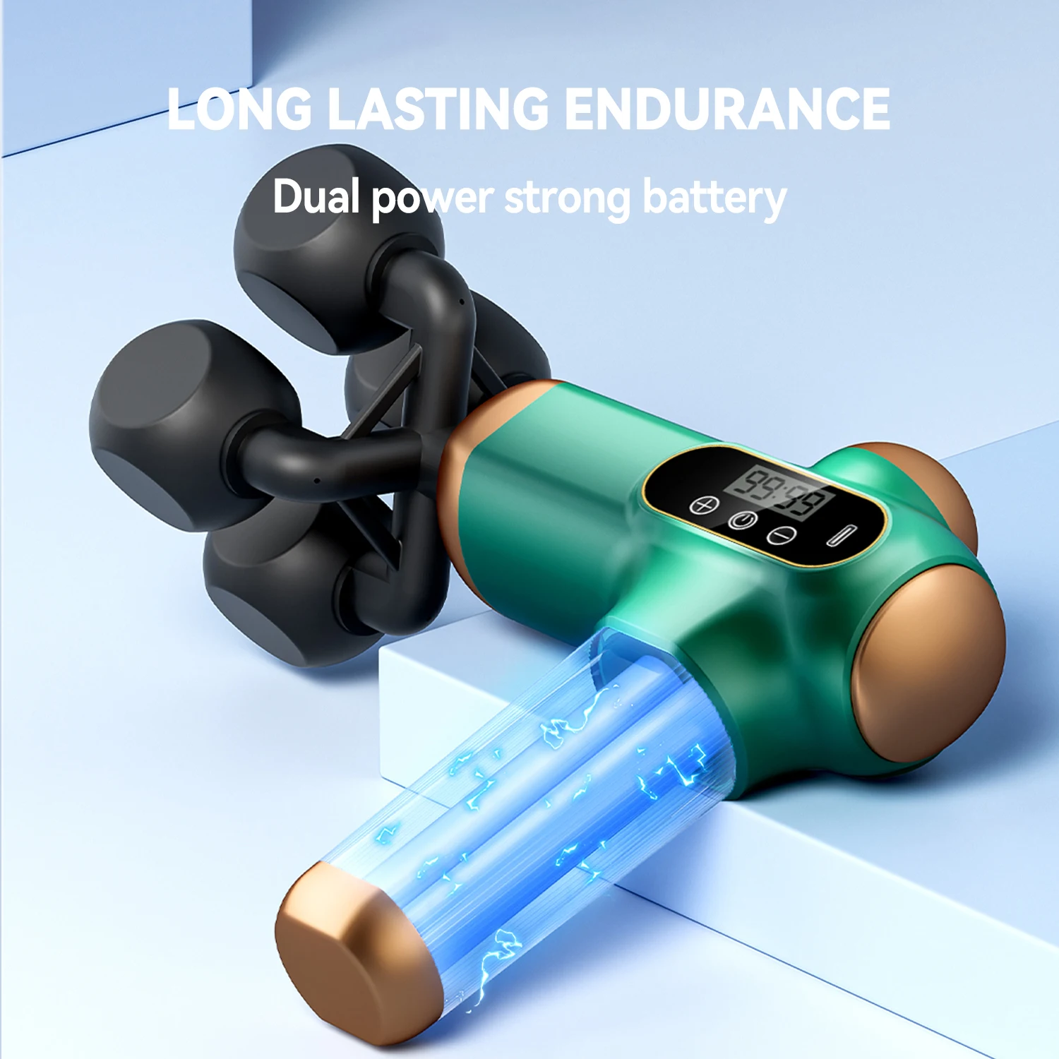 New Professional Fascia Gun Gymtastic Gym Vibration Fitness Body Massager Deep Tissue Powerful Muscle Mini Massage Gun