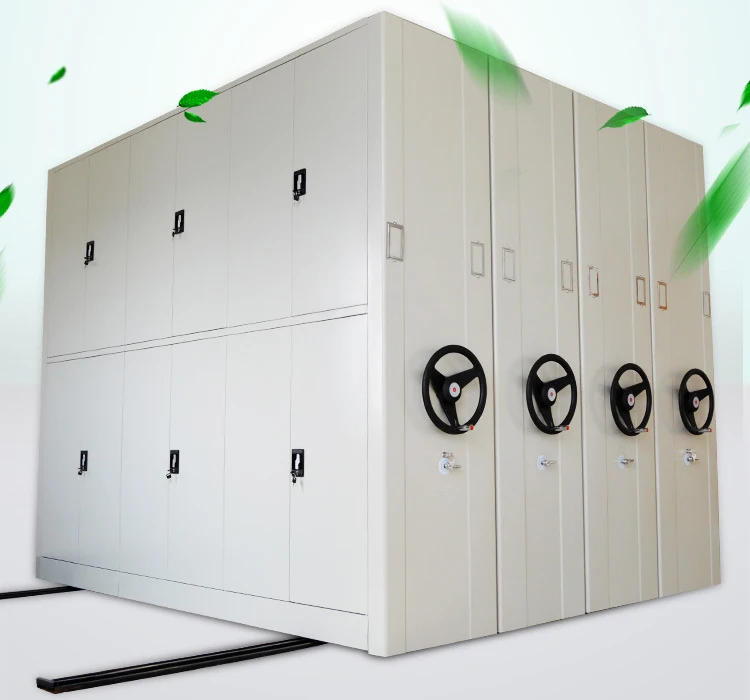 Easy Operate Metal Movable Mobile Shelving/Mobile Steel File Compactor/Compact Intelligent Steel Mobile Shelving