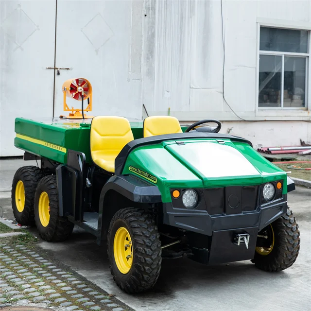 Electric grapes mist sprayer farm utv vineyard cart